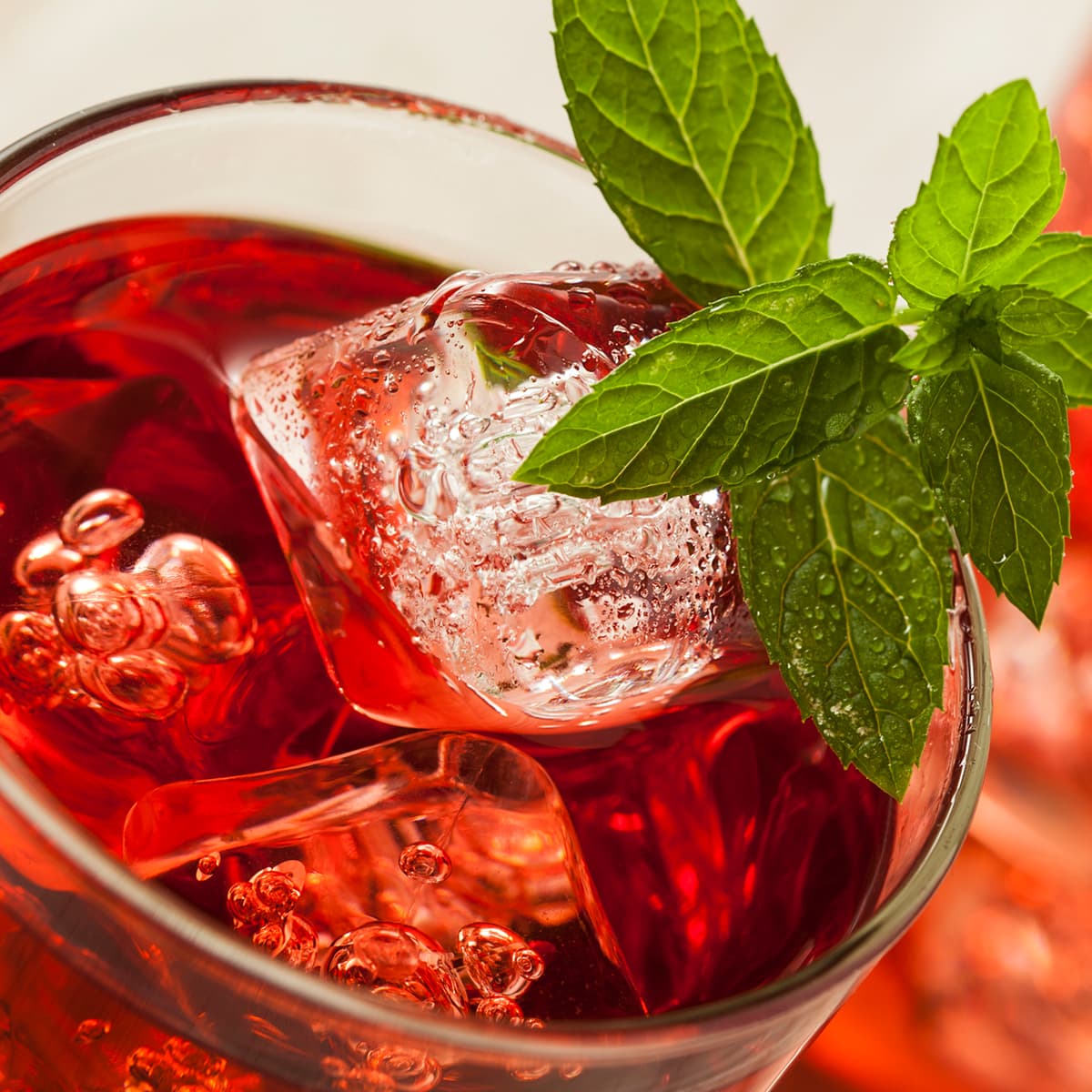 Frískligt og heimagjørt ís-te